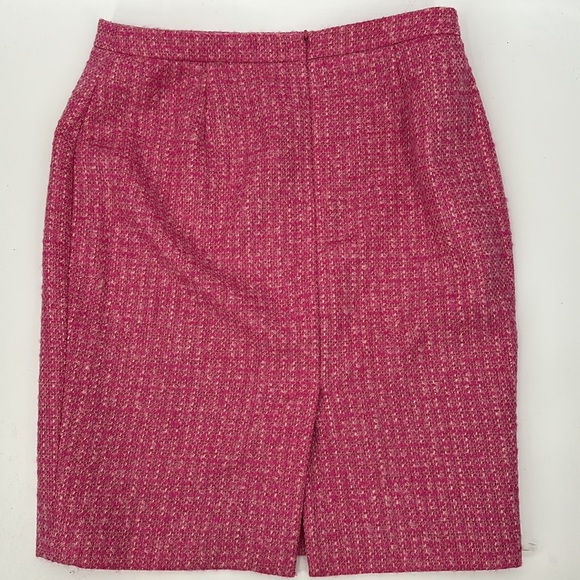 MOON Pure Collection Wool Pencil Skirt Pink size 18 Quality British Cloth - Picture 6 of 6